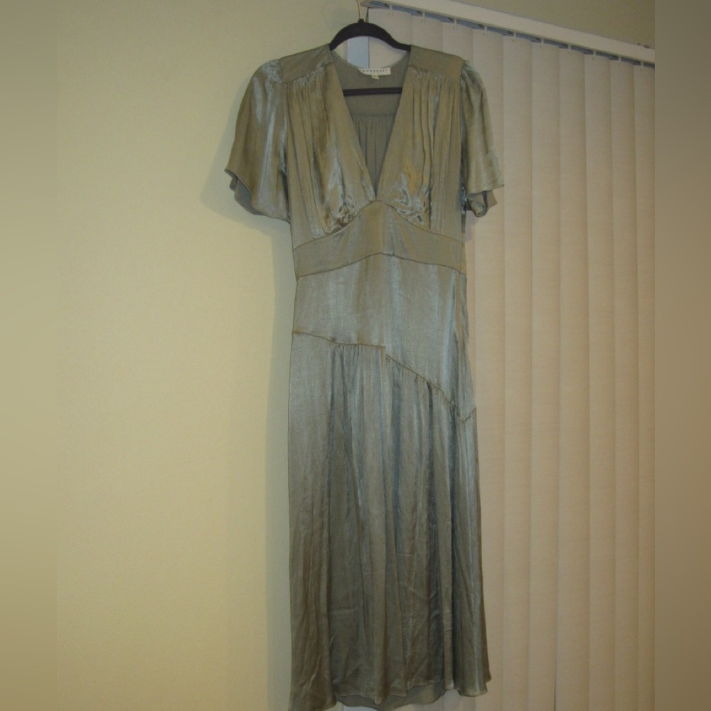 Silver Green Dress